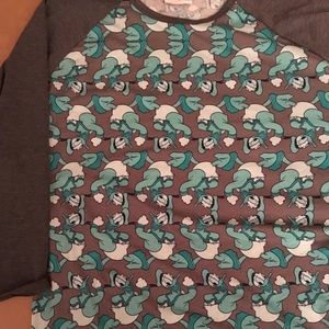 💎RARE💎 🔵 DISNEY 🔵 Donald Duck LS LuLaRoe